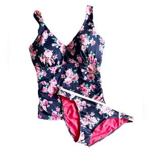 Cremieux Floral Tankini Set